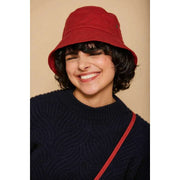Achterzak Bob Bucket Hat - Terracotta Rood