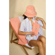 Hindbag Bob Terry Bucket Hat - Koraalroze