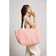 Hindbag Claude Teddy Tote Bag - Poederroze