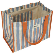 Hindbag Claude Tote Bag - Oranje/Blauwe Strepen