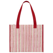Hindbag Claude Tote Bag - Rood/Roze Strepen