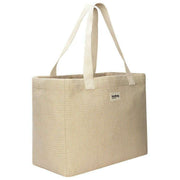 Hindbag Claude Geweven Tote Bag - Nude Beige