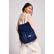 Hindbag Eliot Rugzak - Fluweel Marineblauw