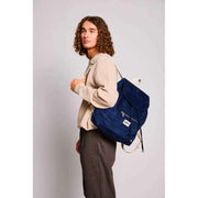 Hindbag Eliot Rugzak - Fluweel Marineblauw