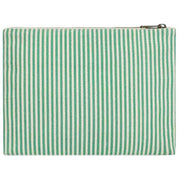 Hindbag Ema Medium etui met ritssluiting - groene strepen