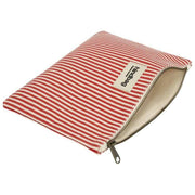 Hindbag Ema Medium etui met ritssluiting - Rode strepen