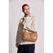 Hindbag Emile Multi Pocket Schoudertas - Kaneelbruin