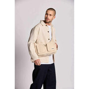 Hindbag Emile Multi Pocket Schoudertas - Jute Beige