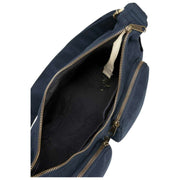 Hindbag Emile Multi Pocket Schoudertas - Marineblauw