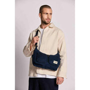 Hindbag Emile Multi Pocket Schoudertas - Marineblauw