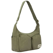 Hindbag Emile Multi Pocket Schoudertas - Olijfgroen