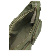Hindbag Emile Multi Pocket Schoudertas - Olijfgroen
