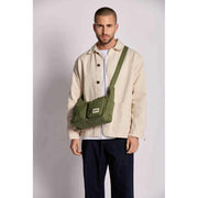 Hindbag Emile Multi Pocket Schoudertas - Olijfgroen