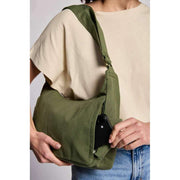 Hindbag Emile Multi Pocket Schoudertas - Olijfgroen