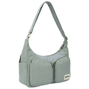 Hindbag Emile Multi Pocket Schoudertas - Saliegroen