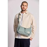 Hindbag Emile Multi Pocket Schoudertas - Saliegroen
