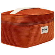 Hindbag Gaspard Vanity Bag - Fluweel Baksteen Oranje