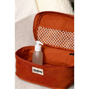 Hindbag Gaspard Vanity Bag - Fluweel Baksteen Oranje