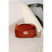 Hindbag Gaspard Vanity Bag - Fluweel Baksteen Oranje
