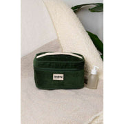 Achterzak Gaspard Vanity Bag - Fluweel Pine Green