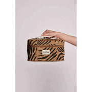 Hindbag Gaspard Vanity Bag - Zebra Kaneelbruin