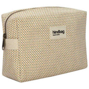 Hindbag Leon Geweven Toilettas - Nude Beige