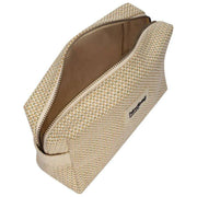 Hindbag Leon Geweven Toilettas - Nude Beige