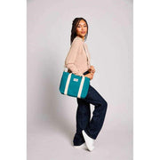 Achtertas Louise Square Crossbodytas - Pauwblauw