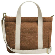 Achtertas Louise Square Teddy Crossbody Tas - Bruin