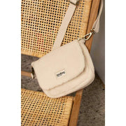 Hindbag Margault Teddy Schoudertas - Arctic White