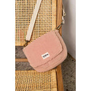 Hindbag Margault Teddy Schoudertas - Poederroze