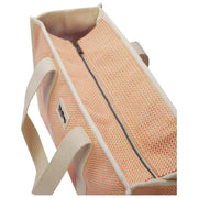 Hindbag Oscar geweven draagtas - koraalrood