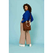 Achtertas Paul Tote Bag - Chocoladebruin