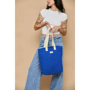 Achtertas Paul Tote Bag - Elektrisch Blauw