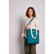 Achtertas Paul Tote Bag - Pauwblauw