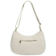 Hindbag Rosa Grote Teddy Schoudertas - Arctic White