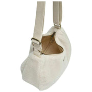 Hindbag Rosa Grote Teddy Schoudertas - Arctic White