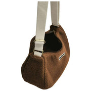 Hindbag Rosa Grote Teddy Schoudertas - Bruin