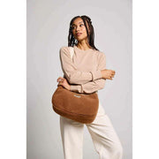 Hindbag Rosa Grote Teddy Schoudertas - Bruin