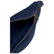 Hindbag Sasha Grote Heuptas - Fluweel Marineblauw