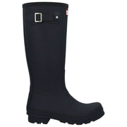 Hunter Original Tall Tartan gevoerde laarzen - zwart/donkerolijf