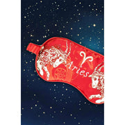Jessica Russell Flint Aries Zijden Oogmasker - Rood/Wit