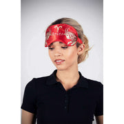 Jessica Russell Flint Aries Zijden Oogmasker - Rood/Wit