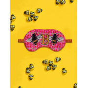 Jessica Russell Flint B for Bees Zijden oogmasker - roze/geel