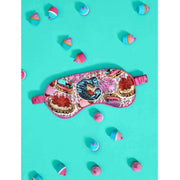Jessica Russell Flint C for Cake Zijden Oogmasker - Roze/Rood