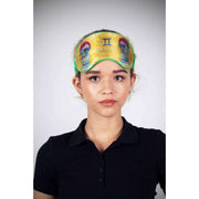 Jessica Russell Flint Gemini Zijden Oogmasker - Geel/Wit