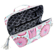 Jessica Russell Flint Hamptons Cosmetica Tas - Roze/Blauw/Wit