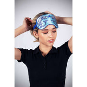 Jessica Russell Flint Pisces Zijden Oogmasker - Blauw/Wit