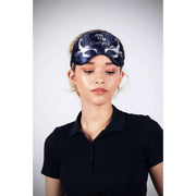 Jessica Russell Flint Scorpio Zijden Oogmasker - Blauw/Wit
