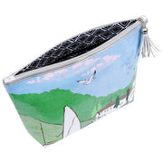Jessica Russell Flint St Ives Make-up Tas - Blauw/Groen/Wit